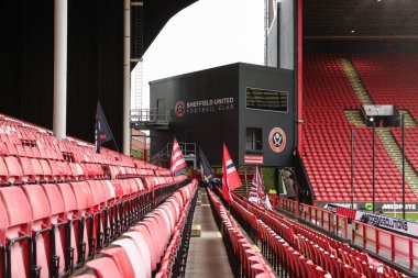 20 Eylül 2025 'te Bramall Lane, Sheffield, İngiltere' de Sheffield United 'a karşı Charlton Athletic' in oynadığı Gökyüzü İddia Şampiyonası karşılaşması öncesinde Bramall Lane 'e genel bir bakış. 