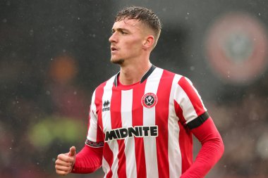 Sheffield United 'dan Ben Mee 20 Eylül 2025' te Bramall Lane, Sheffield, İngiltere 'de Sheffield United' a karşı Charlton Athletic maçında 