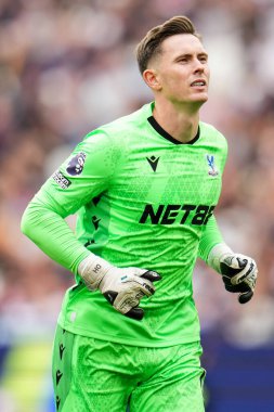 Crystal Palace 'dan Dean Henderson Premier League maçı sırasında West Ham United, Crystal Palace' a karşı Londra Stadyumu, Londra, 20 Eylül 2025 