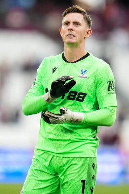 Crystal Palace 'dan Dean Henderson Premier League maçı sırasında West Ham United, Crystal Palace' a karşı Londra Stadyumu, Londra, 20 Eylül 2025 