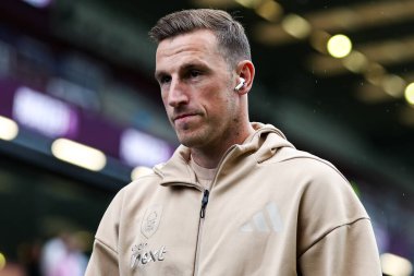 Nottingham Ormanı 'ndan Chris Wood, Premier League karşılaşması öncesinde Burnley ile Nottingham Ormanı arasında 20 Eylül 2025' te Burnley, İngiltere 'nin Turf Moor kentinde stadyuma geldi.