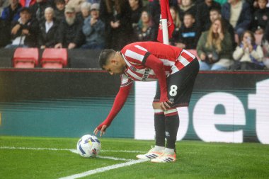 Sheffield United takımından Gustavo Hamer, Sheffield United ile Charlton Athletic maçında 20 Eylül 2025 'te Bramall Lane, Sheffield, İngiltere' de karşılaştı. 