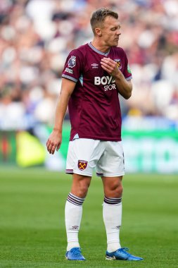 West Ham United Premier Lig karşılaşmasında James Ward-Prowse Londra Stadyumu 'nda West Ham United' a karşı Crystal Palace, 20 Eylül 2025 