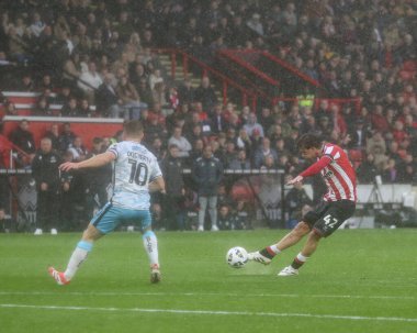 Sheffield United takımından Sydie Peck, Sheffield Lane, Sheffield, İngiltere 'de 20 Eylül 2025' te oynanan 