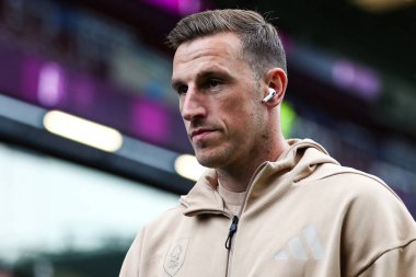 Nottingham Ormanı 'ndan Chris Wood, Premier League karşılaşması öncesinde Burnley ile Nottingham Ormanı arasında 20 Eylül 2025' te Burnley, İngiltere 'nin Turf Moor kentinde stadyuma geldi. 