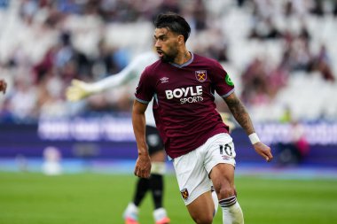 Premier Lig maçı sırasında West Ham United 'tan Lucas Paqueta Londra Stadyumu' nda Crystal Palace 'a karşı 20 Eylül 2025 