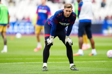 Crystal Palace 'dan Dean Henderson Premier League maçı öncesinde West Ham United, Crystal Palace' a karşı Londra Stadyumu, Londra, 20 Eylül 2025 