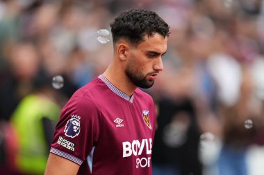 West Ham United Premier League maçı sırasında Maximilian Kilman Londra Stadyumu 'nda West Ham United' a karşı Crystal Palace, 20 Eylül 2025 