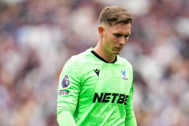 Crystal Palace 'dan Dean Henderson Premier League maçı sırasında West Ham United, Crystal Palace' a karşı Londra Stadyumu, Londra, 20 Eylül 2025 