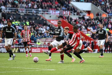 Sunderland 'dan Wilson Isidor Premier League maçında Sunderland ile Aston Villa arasında 20 Eylül 2025' te oynanan Stadium Of Light, Sunderland, İngiltere maçında 1-1 berabere kaldı.
