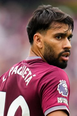 Premier Lig maçı sırasında West Ham United 'tan Lucas Paqueta Londra Stadyumu' nda Crystal Palace 'a karşı 20 Eylül 2025