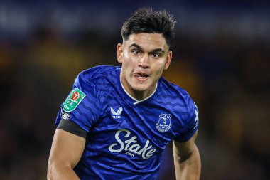 Carabao Kupası 3. raundunda Carlos Alcaraz, Wolverhampton Wanderers 'a karşı Everton, Molineux, Wolverhampton, Birleşik Krallık' ta 23 Eylül 2025 