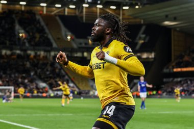 Wolverhampton Wanderers takımından Tolu Arokodare, 23 Eylül 2025 'te Wolverhampton Everton' a karşı oynanan Carabao Kupası 3.