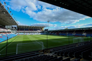 23 Eylül 2025 'te Burnley, Burnley' de Carabao Kupası 'nın 3. raundu öncesinde Burnley, Cardiff City' ye karşı Turf Moor 'un genel görünümü 