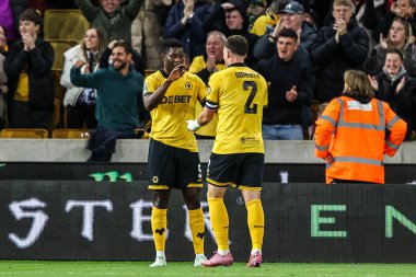 Wolverhampton Wanderers 'dan Marshall Munetsi, 23 Eylül 2025' te Wolverhampton Everton ile Molineux, Wolverhampton, Birleşik Krallık 'ta oynanan Carabao Kupası 3.