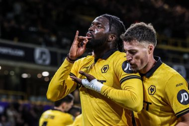Wolverhampton Wanderers takımından Tolu Arokodare, 23 Eylül 2025 'te Wolverhampton Everton' a karşı oynanan Carabao Kupası 3.