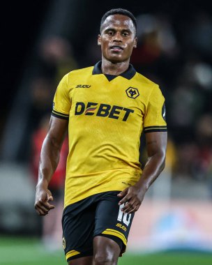 Wolverhampton Wanderers takımından Jhon Arias Carabao Kupası 3. raundda Wolverhampton Wanderers 'a karşı Everton, Molineux, Wolverhampton, Birleşik Krallık' ta 23 Eylül 2025