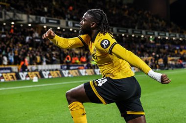 Wolverhampton Wanderers takımından Tolu Arokodare, 23 Eylül 2025 'te Wolverhampton Everton' a karşı oynanan Carabao Kupası 3.