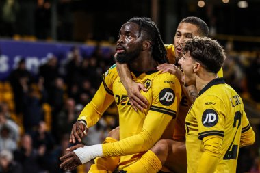 Wolverhampton Wanderers takımından Tolu Arokodare, 23 Eylül 2025 'te Wolverhampton Everton' a karşı oynanan Carabao Kupası 3.