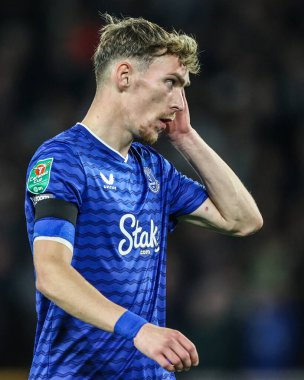 Everton 'dan James Garner Carabao Kupası 3. raundunda Wolverhampton Wanderers, Everton' a karşı Molineux, Wolverhampton, Birleşik Krallık 'ta 23 Eylül 2025