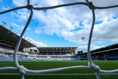 23 Eylül 2025 'te Burnley, Burnley' de Carabao Kupası 'nın 3. raundu öncesinde Burnley, Cardiff City' ye karşı Turf Moor 'un genel görünümü 
