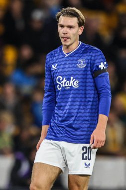 Carabao Kupası 3. turunda Tyler Dibling, Wolverhampton Wanderers ile Everton arasında 23 Eylül 2025 'te Molineux, Wolverhampton, İngiltere' de oynanan karşılaşmada