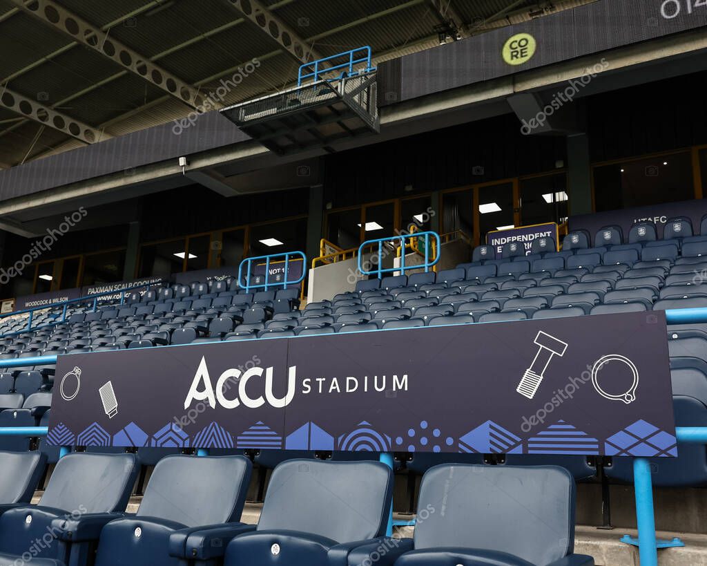 A general view of the Accu Stadium during the Carabao Cup Round 3 match Huddersfield Town vs Manchester City at Accu Stadium, Huddersfield, United Kingdom, 24th September 2025