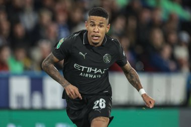 Manchester City 'den Savinho Carabao Kupası 3. Raundda Huddersfield Town, Manchester City' ye karşı Accu Stadyumu, Huddersfield, Birleşik Krallık, 24 Eylül 2025