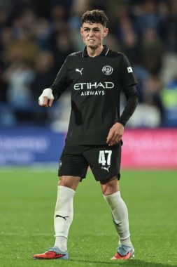 Manchester City 'den Phil Foden, 24 Eylül 2025' te İngiltere 'nin Accu Stadyumu' nda oynanan 3. Carabao Kupası karşılaşmasında tepki gösterdi.