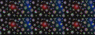 Gri ve mavi renkte çiçekler. Nazik, sevimli çiçek arkaplanı. Raster çiçek desenli ve çiçekli..