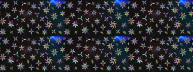 Parlak çiçekli kolaj çiçekleri gri ve mavi. Çiçekli zambakların eskiz geçmişi. Çiçek tasarımı için inanılmaz kolaj cennet tarzı..