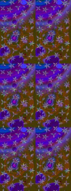 Çiçek deseni. Flower eskiz arka planı. Şatafatlı bahar bahçesi dokusu. Raster illüstrasyonu.