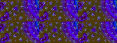 Suluboya çizim kalıbı. Dekorasyon ve tasarım için güzel bir desen. Moda baskısı. Çiçeğin suluboya çizimlerinin mükemmel deseni. Eski model. Raster illüstrasyonu.