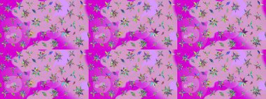 Taslak dekoratif arka plan, çiçek mandala. Çiçek. Raster illüstrasyonu. Nötr ve morumsu renklerde.