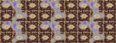 Barok tarzında eskiz oryantal süsü. Kahverengi renklerde altın elementler. Geleneksel klasik Raster altın çizim kalıbı.