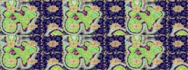 Kıvrımlı çizimler. Raster altın desen. Doğulu stil, altın elementli mavi renkli altın desenli arabesk yapar..