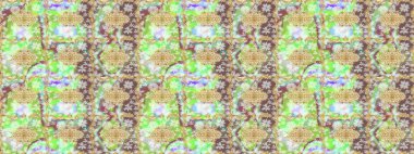 Tarafsız renklerde desen. Kına dövmeli süs çiçekleri, altın çıkartmalar, mehndi ve yoga tasarımı, kartlar ve parmak izleri. Raster Golden Mehndi eskiz kalıbı.