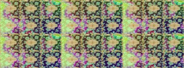 Barok tarzında altın çiçek süsü. Damask çizim kalıbı arka planı tekrarlıyor. Antika altın tekrarlanabilir duvar kağıdı. Tarafsız renklerde altın element.