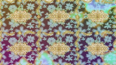 Noel, kar tanesi, yeni yıl 2019. Tarafsız renklerde altın elementli eskiz kalıbı.