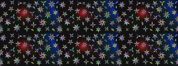 Gri ve mavi renkte çiçekler. Nazik, sevimli çiçek arkaplanı. Raster çiçek desenli ve çiçekli..