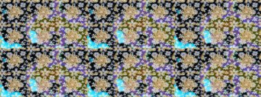 Raster oryantal süs. Geleneksel klasik altın desen. Barok tarzında kusursuz bir doğulu süsü. Altın elementlerle nötr renklerde altın desen.