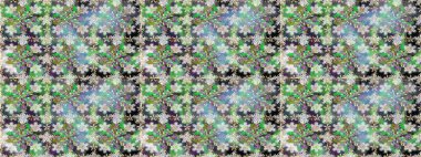 Kusursuz klasik raster altın desenli. Yeşil renklerde, altın elementlerle kusursuz desen. Geleneksel oryantasyon süsü. Klasik vintage arkaplan.