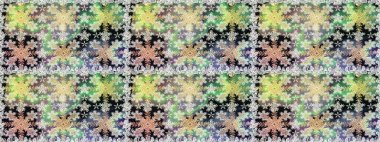 Raster illüstrasyonu. Damask altın soyut çiçek nötr renklerde pürüzsüz desen. Süsleme.