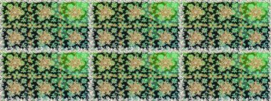 Raster oryantal süs. Geleneksel klasik altın desen. Gri renkli ve altın elementli altın desenli. Barok tarzında kusursuz bir doğulu süsü..