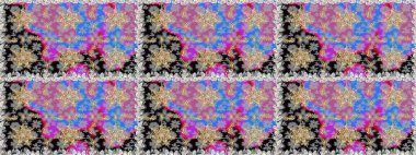 Raster Golden Mehndi kusursuz desen. Kına dövmeli süs çiçekleri, altın çıkartmalar, mehndi ve yoga tasarımı, kartlar ve parmak izleri. Gri renklerde desen.