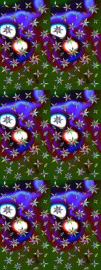 Çiçek deseni. Flower eskiz arka planı. Şatafatlı bahar bahçesi dokusu. Raster illüstrasyonu.