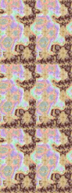 Kraliyet lüksü, altın barok kumaş rengi eskiz. Raster eskiz deseni altın antika ortaçağ dekoratifi, yapraklar ve altın desenli süslemeler tarafsız renklerde..