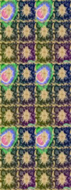 Altın elementli yeşil renkli altın desen. Lüks, kraliyet ve Viktorya dönemi konsepti. Raster klasik barok çiçek deseni altın rengi. Süsleme.