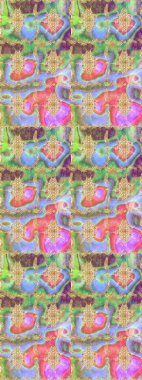 Raster illüstrasyonu. Oriental raster klasik nötr ve altın desenli. Soyut arkaplan çizimi.