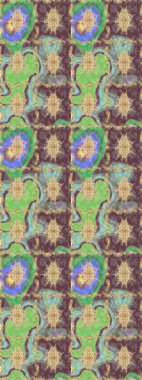 Raster geometrik arka plan. Kahverengi renklerde altın çiçekli eskiz deseni. Altın renkli çizim çizimi. Senin tasarımın için, duvar kağıdı..